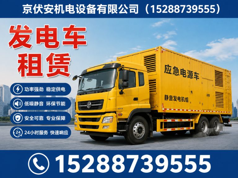 广州静音发电车租赁展示图